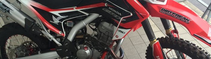 CRF250のブレーキペダルが出ました