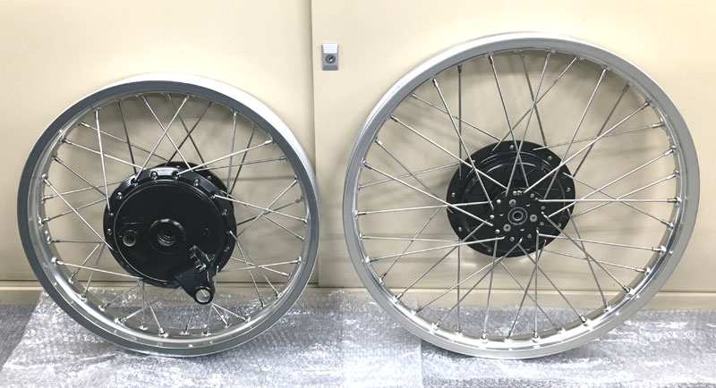 パウダーコート&ホイール組立(SUZUKI SP370)