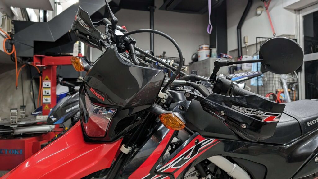 値下げ❗️CRF250 MD44に付けジータハンドガード ダートバイクプラスブログ|MD44も良いぞ