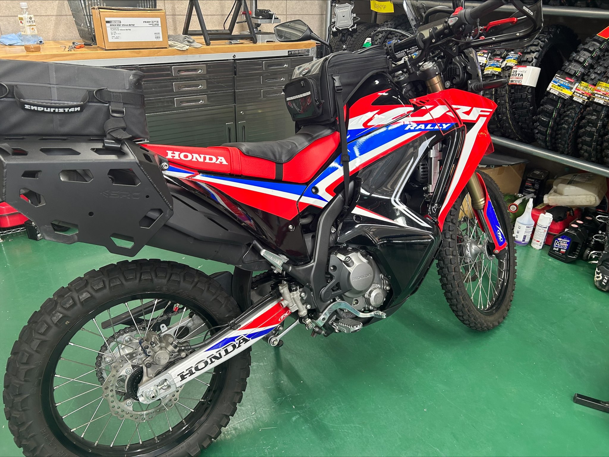 CRF250Rallyのサスペンション変えたョ~