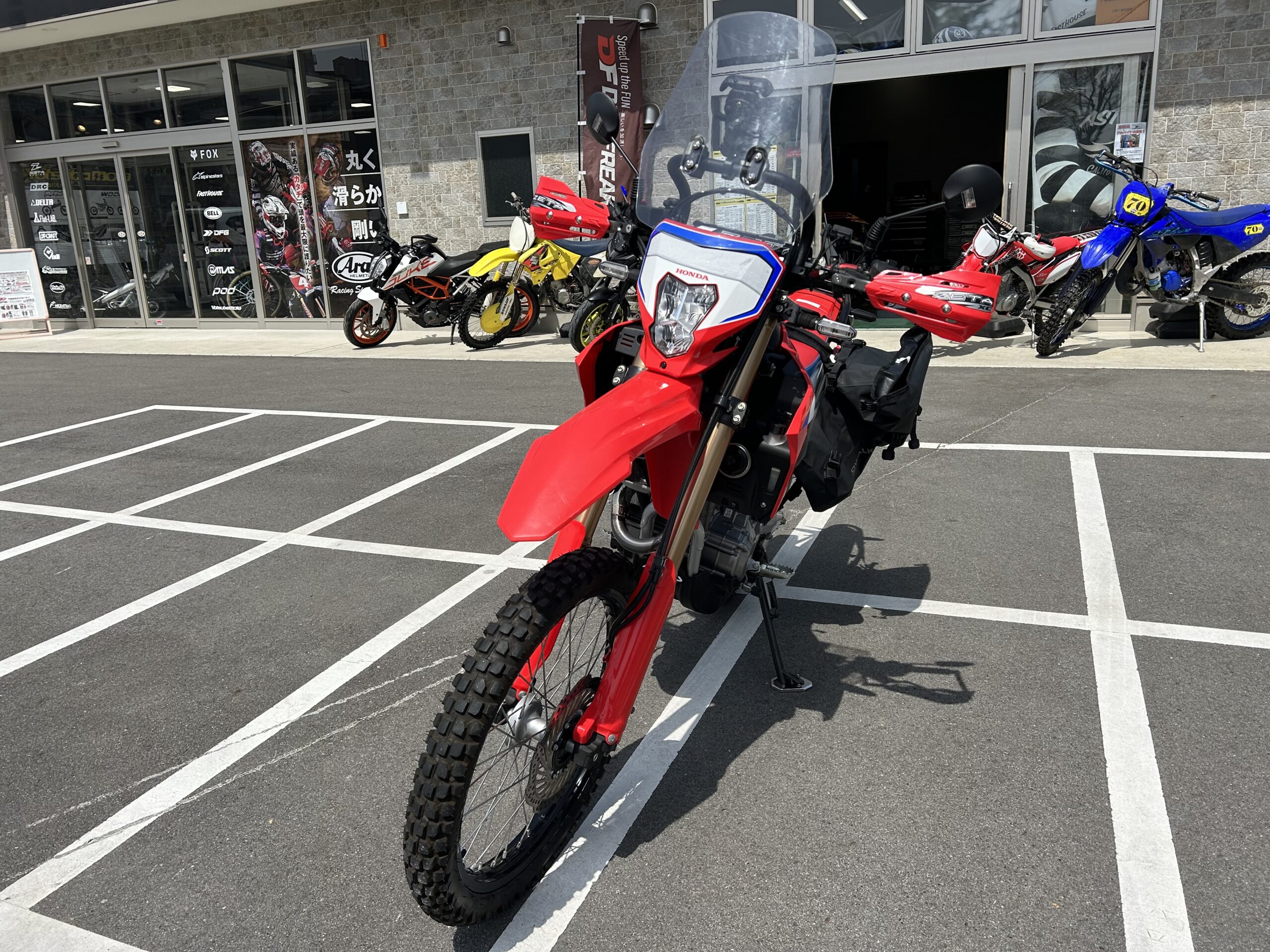 CRF250Lのエンジンを護ろう