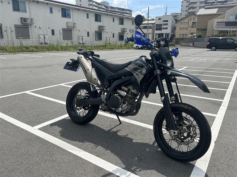 WR250Xのハンドルを護る