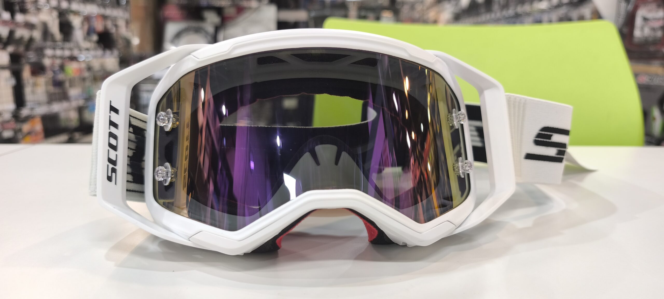 蓮ページ SCOTT プライマルゴーグル レッド/ホワイト/オレンジクローム