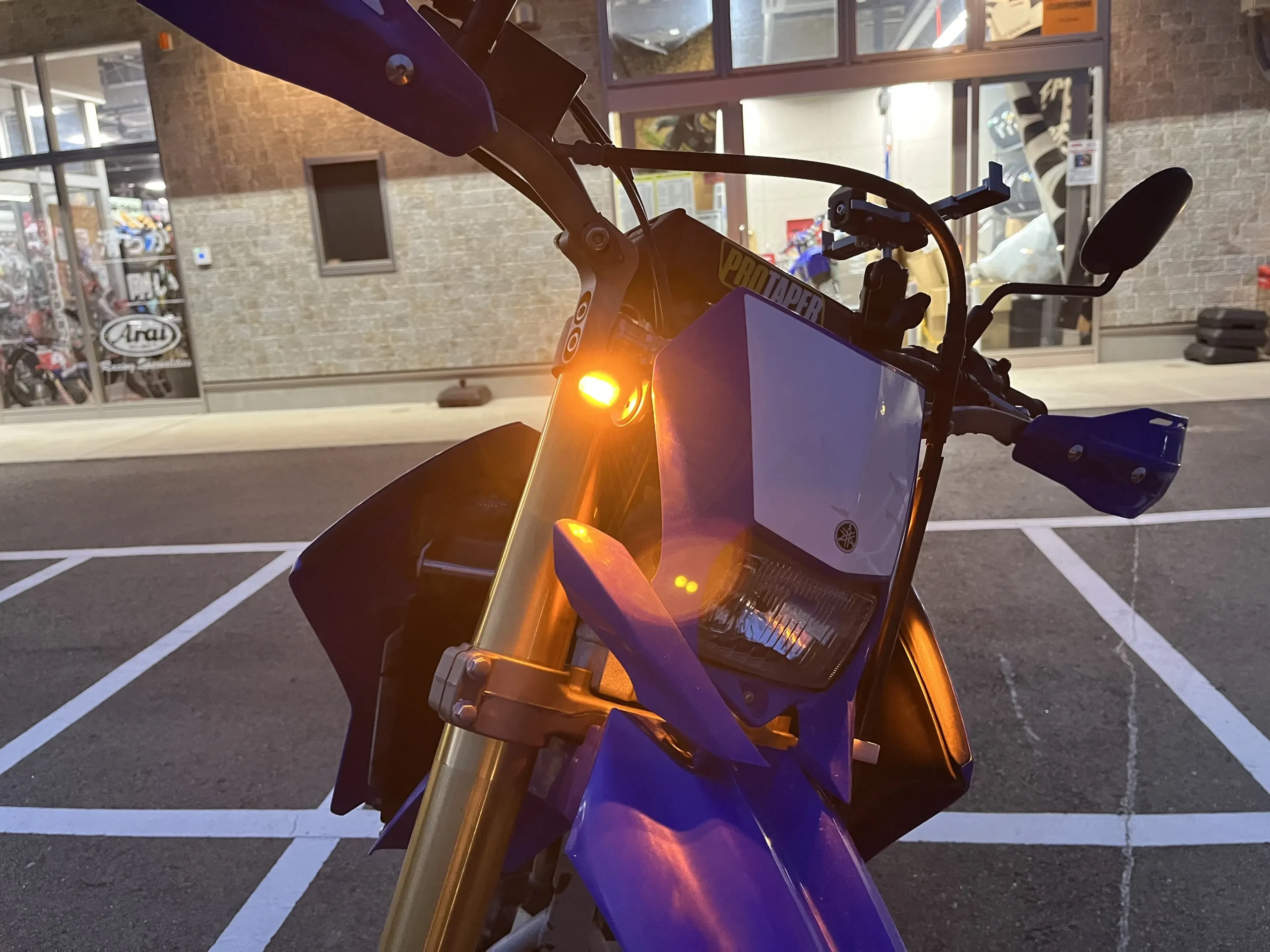 WR250RにLEDウィンカーを取付