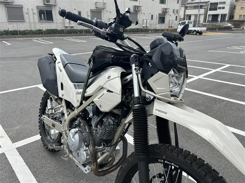 KLX230シェルパにも701LEDウインカーを
